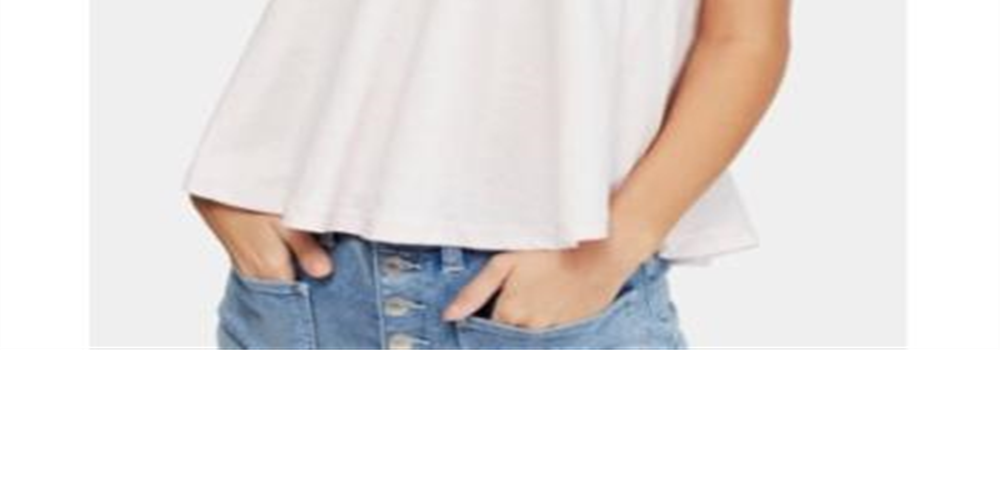 Free People Women's Carly V Neck Low Back Tank Top Pink Size XS