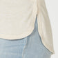 Style & Co Women's Graphic Step Hem Top Beige Size XXL