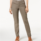 Style & Co Women's Tummy Control Straight Leg Fashion Jeans Brown Size 6