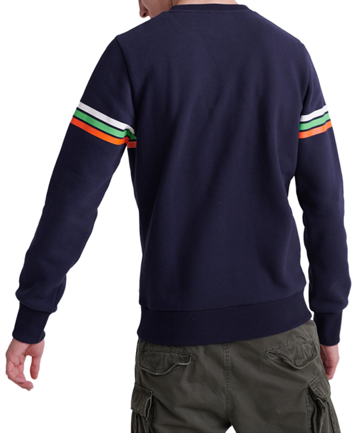 Superdry पुरुषों का डाउनहिल रेसर ग्राफिक स्वेटशर्ट नीला, साइज़ मीडियम