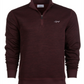 Attack Life by Greg Norman Men's Herringbone 1/4 Zip up Pullover Red Size Medium