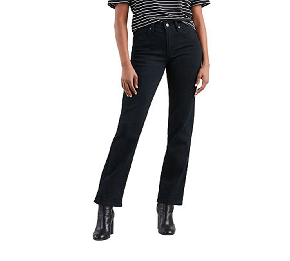 Levi's Women's 724 Straight Leg Jeans Black Size 29