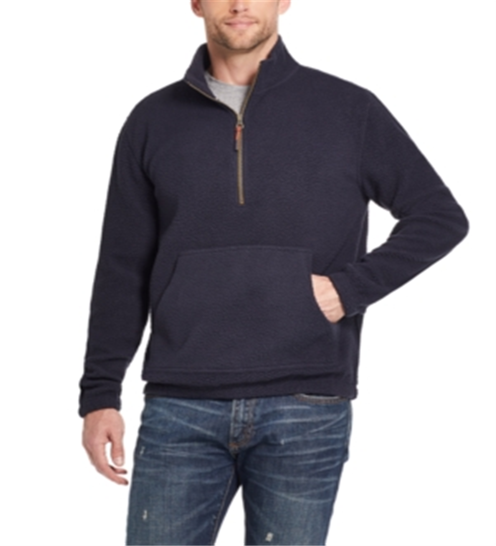 Weatherproof Vintage Men's Quarter Zip Pullover Sweater Blue Size XXX-Large