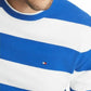 Tommy Hilfiger Men's Signature Rugby Striped Sweater Blue Size XXL