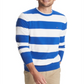Tommy Hilfiger Men's Signature Rugby Striped Sweater Blue Size XXL