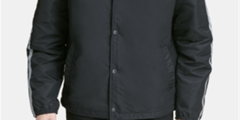 Levi's Men's Reflective Coaches Jacket Black Size X-Large