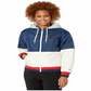 Champion Women's Hooded Long Sleeve Quarter Zip Pullover Blue Size Medium