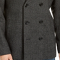 American Rag Men's Herringbone Coat Gray Size X-Large