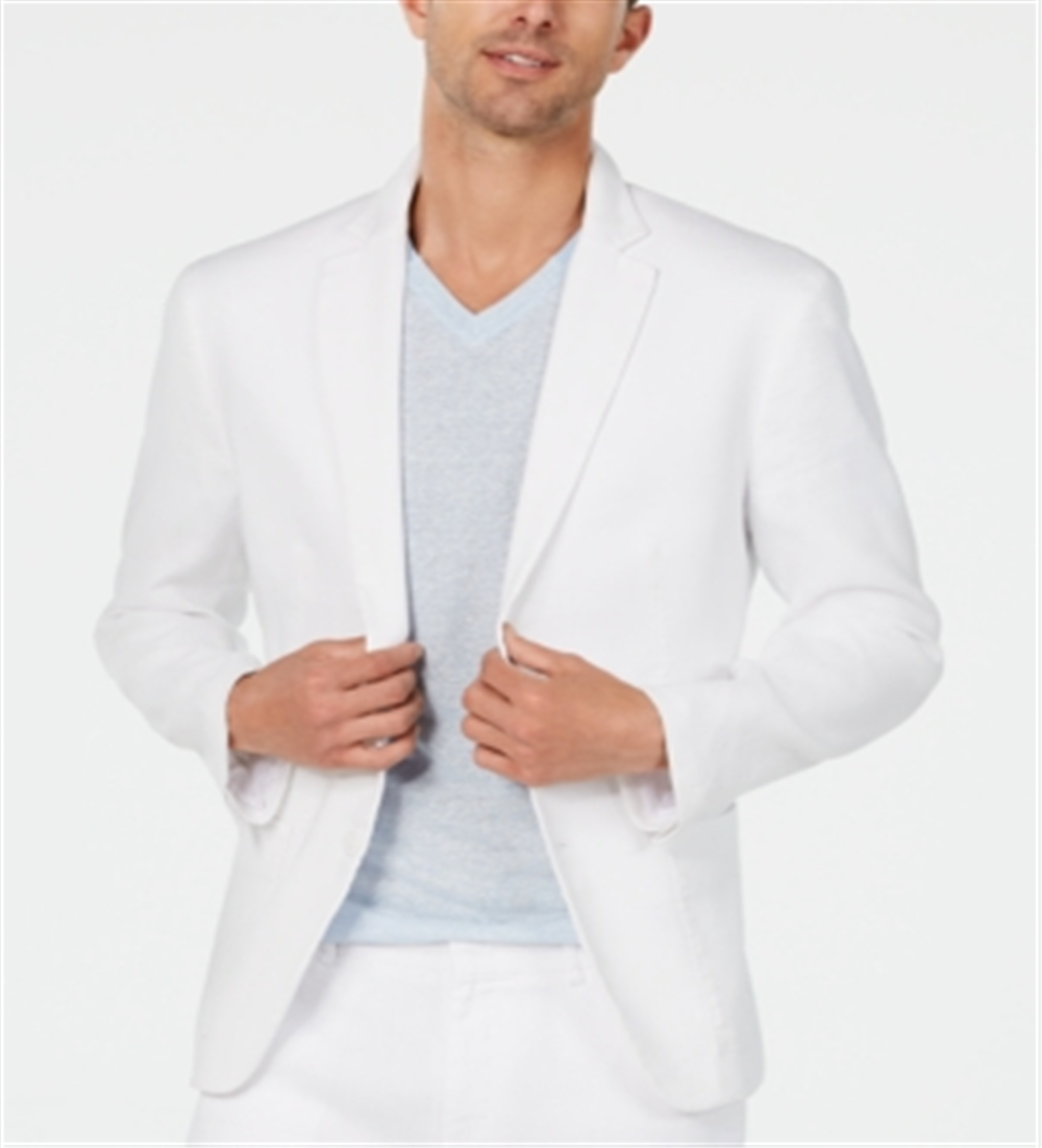 Alfani Men's Blazer Jacket White Size Small