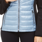 Calvin Klein Women's Performance Mixed Media Quilted Jacket Blue Size X-Large