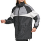 DKNY Women's Reflective Color Blocked Windbreaker Jacket Black Size Medium