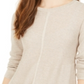 Style & Co Petite Mixed-Stitch Tunic Sweater Brown Size Petite XL