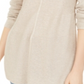 Style & Co Petite Mixed-Stitch Tunic Sweater Brown Size Petite XL