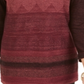 JM Collection Women's Metallic Stitched Drop-Shoulder Sweater Wine Size Medium