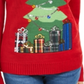 Karen Scott Women's Midnight Presents Sweater Red Size Petite XL
