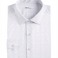Bar III Men's Classic Regular Fit Stretch Scattered Dot Dress Shirt White Size 17/ 17 1/2 - 34/35