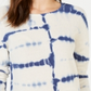 INC Womens Tie-Dye Pullover Sweater White Size -XL