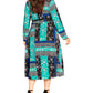 City Chic Women's Patch Dress Green Size Petite Small