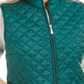 Karen Scott Women's Solid Puffer Vest Green Size Large