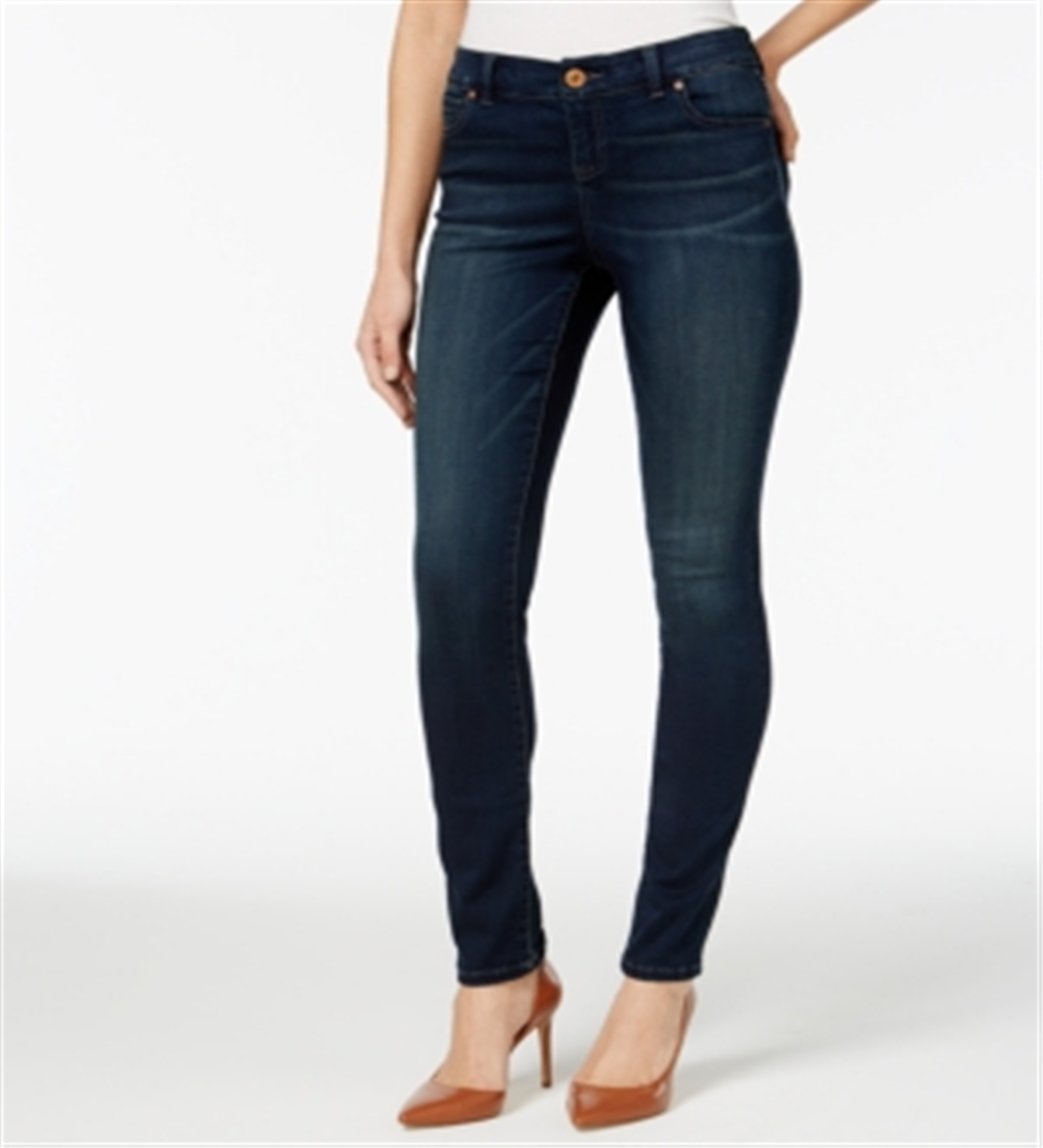 INC International Concepts Women's Skinny Jeans Blue Size 14 Petite