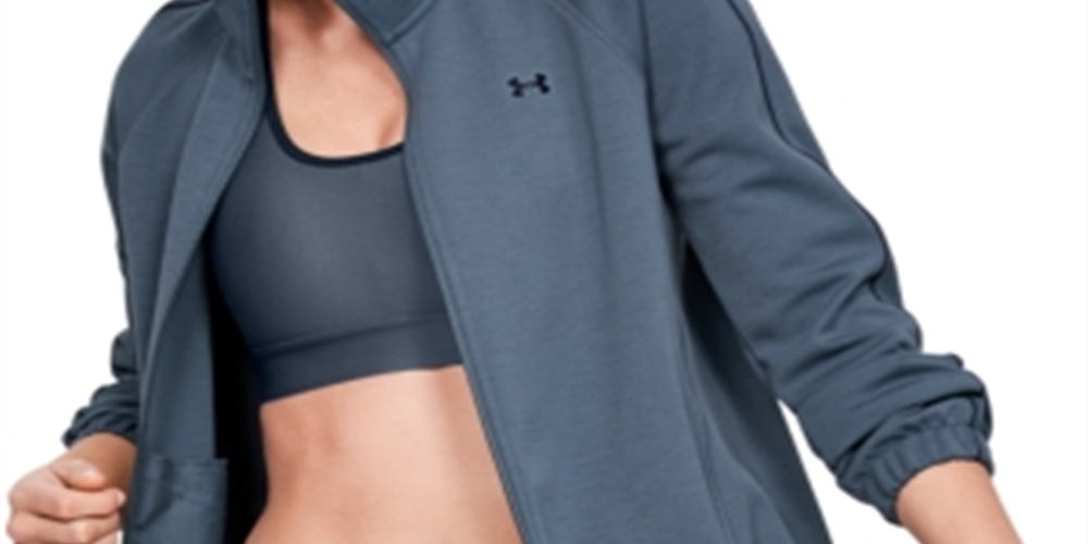 Under Armour Women's Fleece Training Jacket Gray Size Medium
