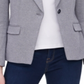 Tommy Hilfiger Womens Blazer Jacket Gray Size 12