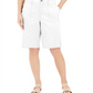 Karen Scott Women's Shorts White Size 8