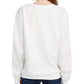 Disney Junior's Mickey & Minnie Fleece Holiday Sweatshirt White Size Large