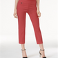 Alfani Women's Essential Pull on with Tummy Control Capri Pants Coral Size 4