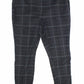 Style & Co Women's Plus Comfort Waist Plaid Leggings -Gray Size 16W