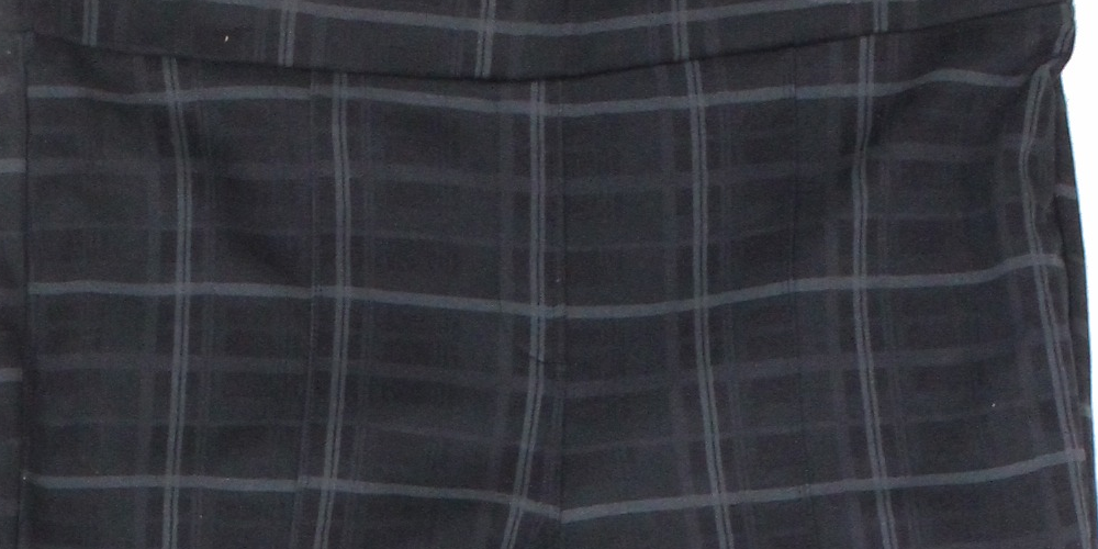 Style & Co Women's Plus Comfort Waist Plaid Leggings -Gray Size 16W