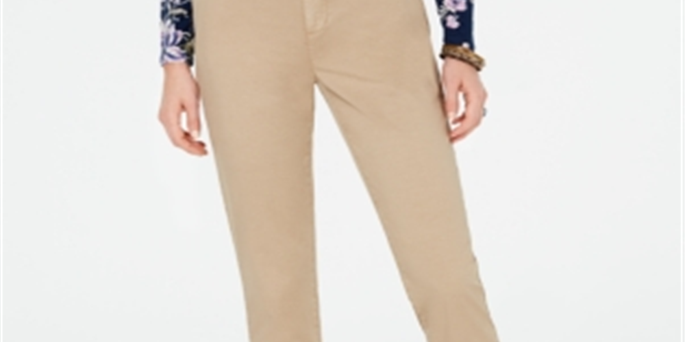 Style & Co Women's Chino Pants Beige Size 18