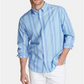 Nautica Blue Women's Button Down Stripe Classic Fit Shirt Blue Size Small