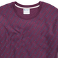 Champion Girl's Life Reverse Weave Crew All Over Logo Tossed C Venetian Shirt Purple Size Small