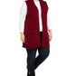 Karen Scott Women's Plus Duster Length Sweater Vest Black Size 0X