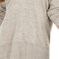 Style & Co Women's Drop Shoulder V Neck Tunic Beige Size XX-Large