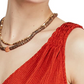 Free People Women's Slitted Sleeveless V Neck Below the Knee Sheath Dress Red Size Medium