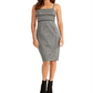 Rachel RoyWomen's Natasha Sleeveless Animal Print Party Dress Gray Size 14