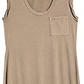 Theory Women's Cotton Casual T-Shirt Dress -Brown Size P