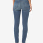 NYDJ Women's High Rise Whisker Wash Skinny Jeans Blue Size 14