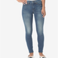 NYDJ Women's High Rise Whisker Wash Skinny Jeans Blue Size 14