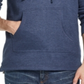 Weatherproof Vintage Men's Textured Henley Hoodie Black Size X-Large