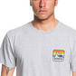 Quiksilver Men's Clean Lines Tee Gray Size X-Large