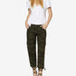 Sanctuary Women's Terrain Cargo Capri Pants Green Size-31