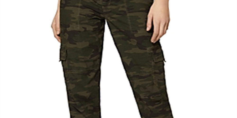 Sanctuary Women's Terrain Cargo Capri Pants Green Size-31