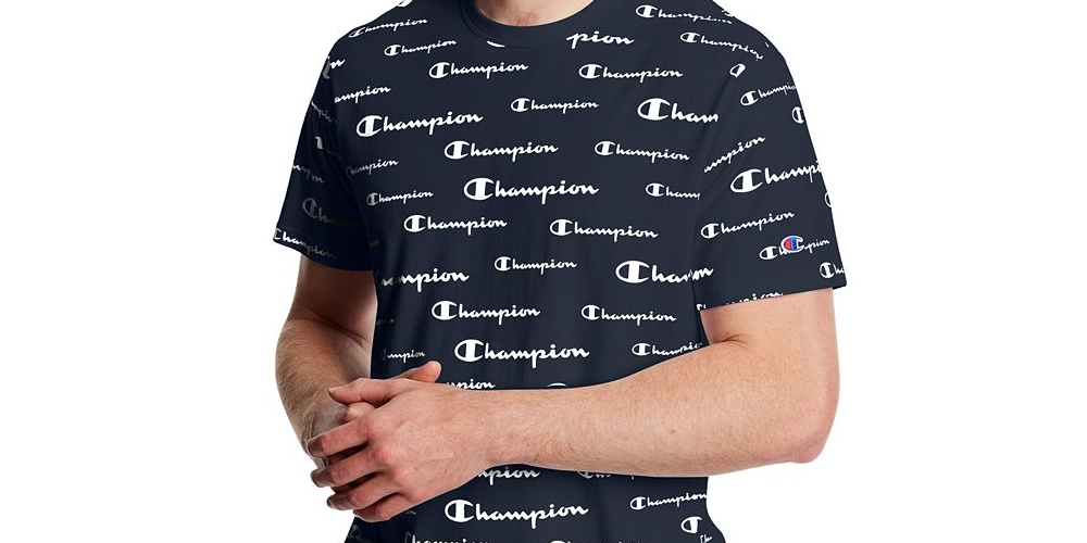 Champion Men’s Sportstyle Logo Tee BlueSize 2XL