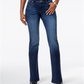 Kut from the Kloth Women's Natalie Curvy Fit Bootcut Jeans Blue Size 10