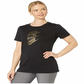 Nike Women's Statement Shine T-Shirt Black Size X-Small