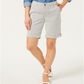 Charter Club Women's Utility Pocket Cuffed Shorts Gray Size 16