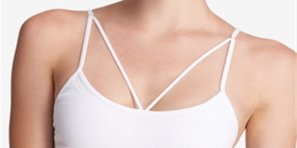 DKNY Women's Sport Sutien Top White Size S